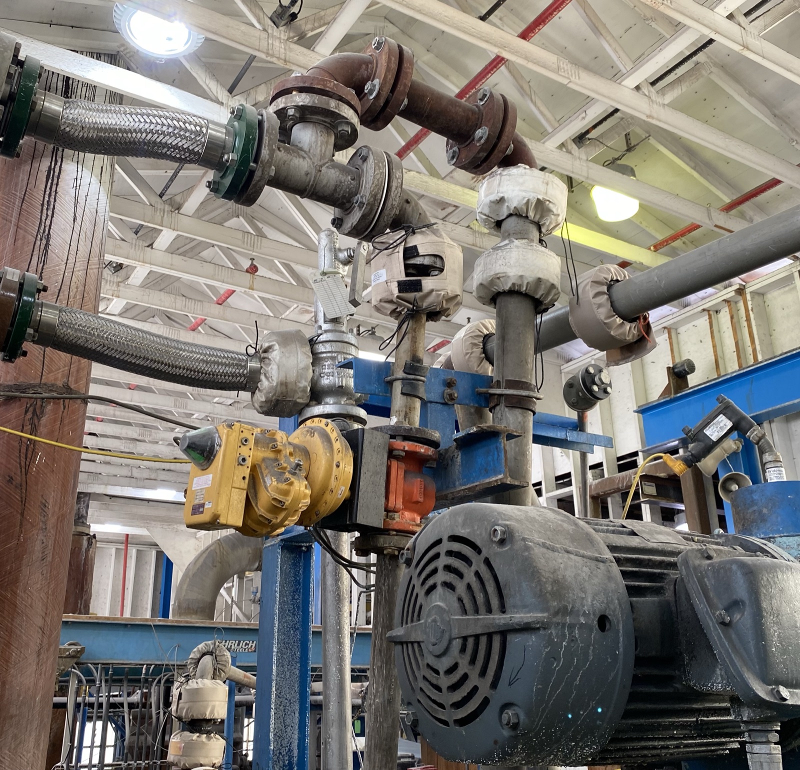 OGG Construction — Teflon-Lined Piping